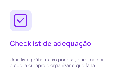 Checklist de adequação